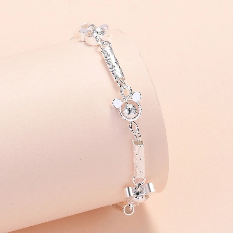 Fashion Geometric Star Heart Shape Copper Plating Bracelets 1 Piece