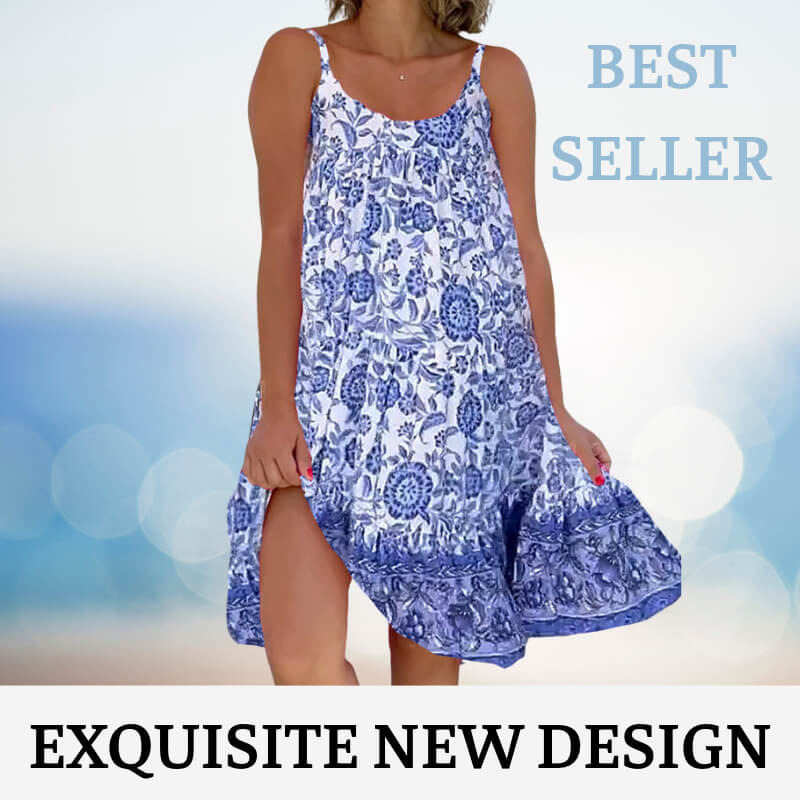🔥BIG SALE 49% OFF🔥Floral Printed Camisole Dress (Buy 2 Free Shipping)