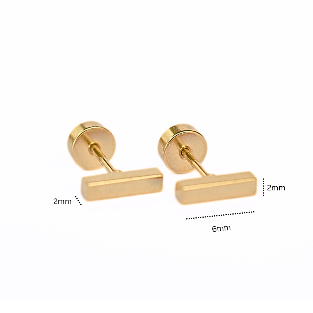 Bar studs - Gold