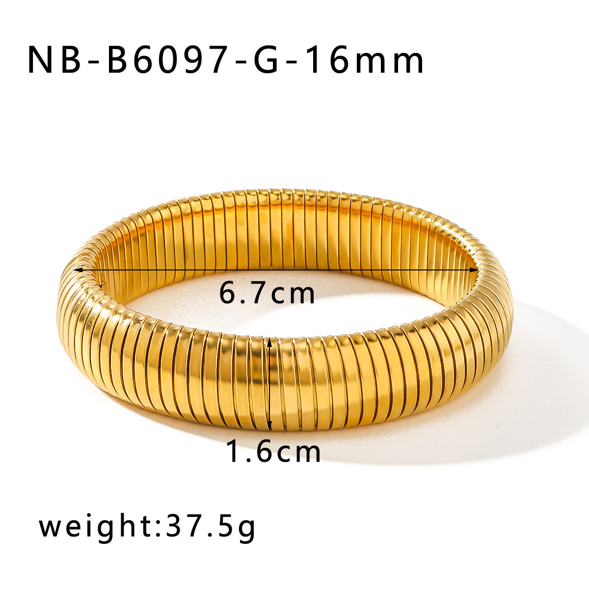 Circle Stainless Steel Electroplating Bangles
