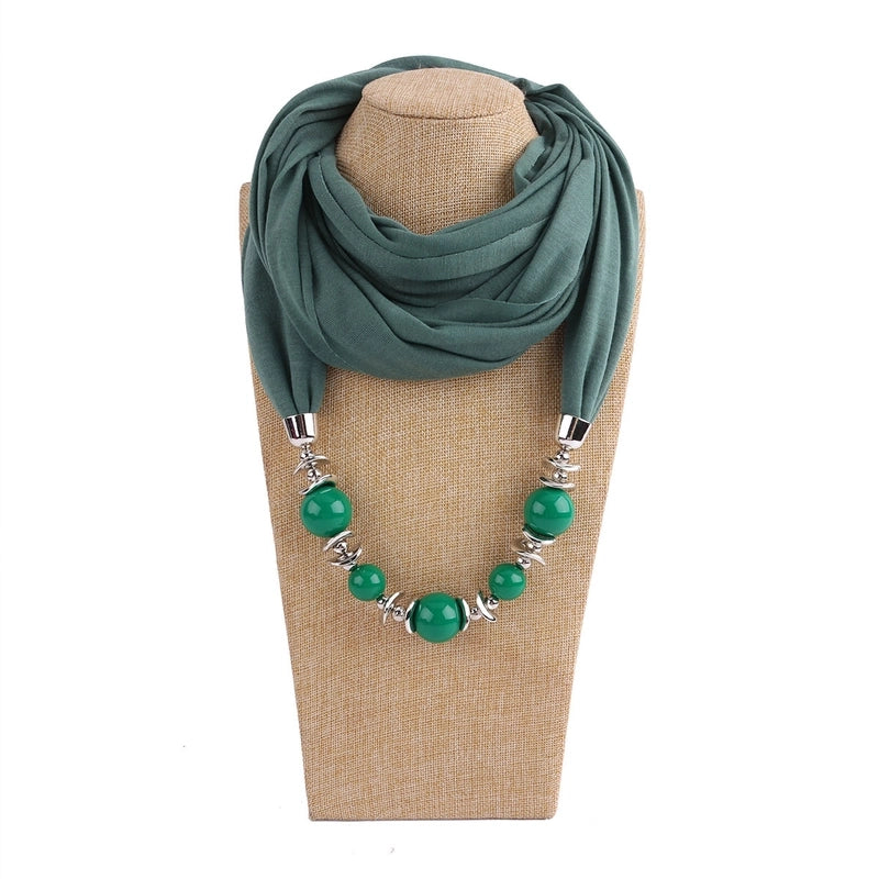 Women's Minimalist Solid Color Polyester Scarf