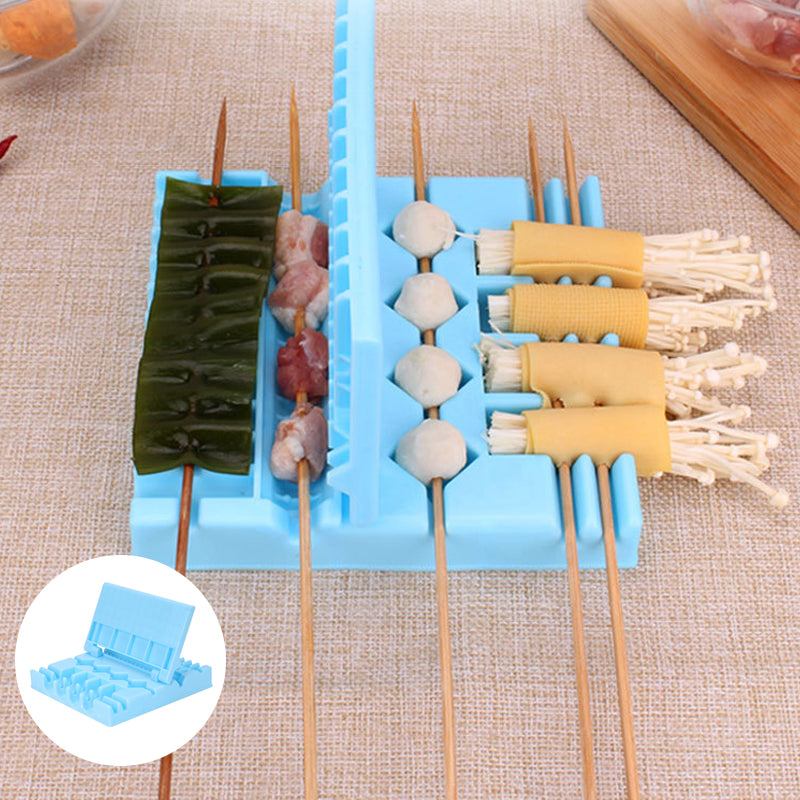 Multifonction BBQ Barbecue Meat Skewer Device Machine