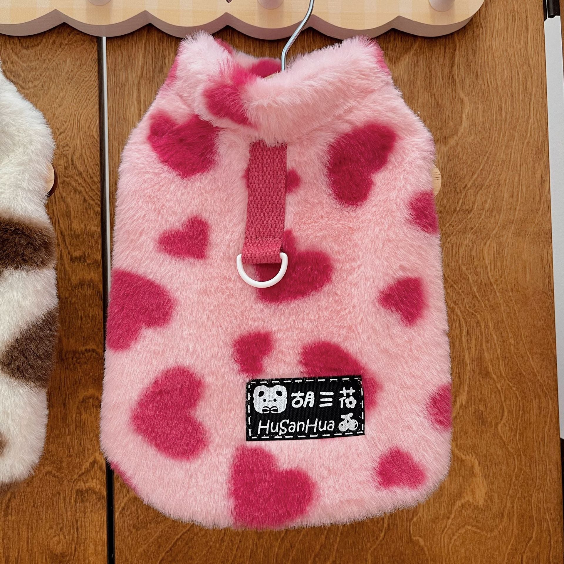 Furry Heart Printed Dog Harness Vest