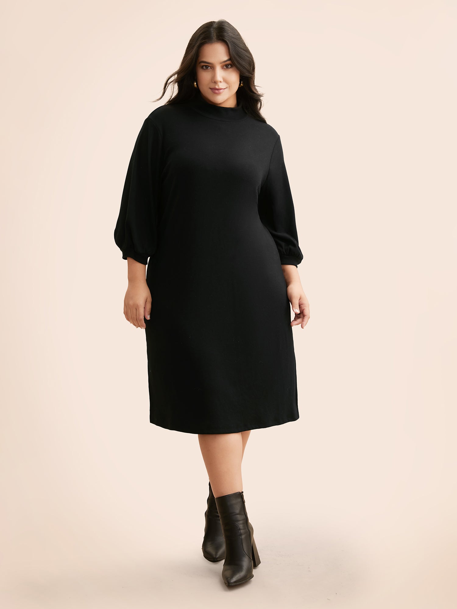 Supersoft Essentials Side Slits Midi Dress
