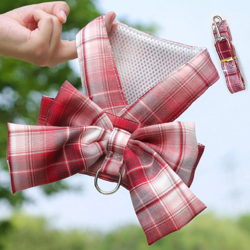 Collar Harness Cute Pet Harnesses With Breast Straps