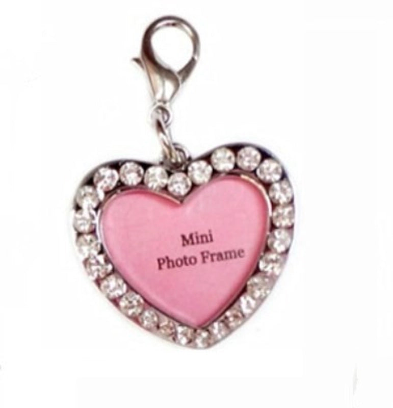 Cute Bone Love Heart Round Card Anti-lost Information Board Handwriting Pet Collar Decoration