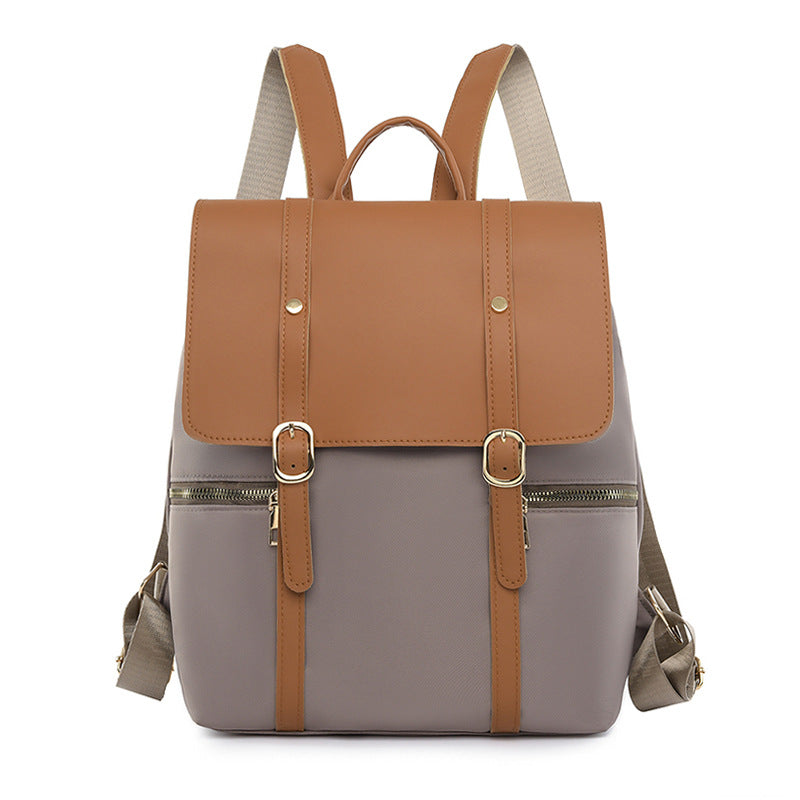 Retro Style Female  Oxford Cloth Backpack