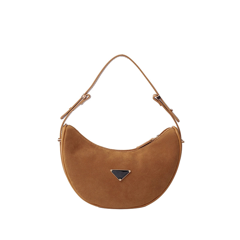 Fashionable Soft Surface Dumpling Bag Western Style Shoulder Bag Special-Interest Design Crossbody Bag