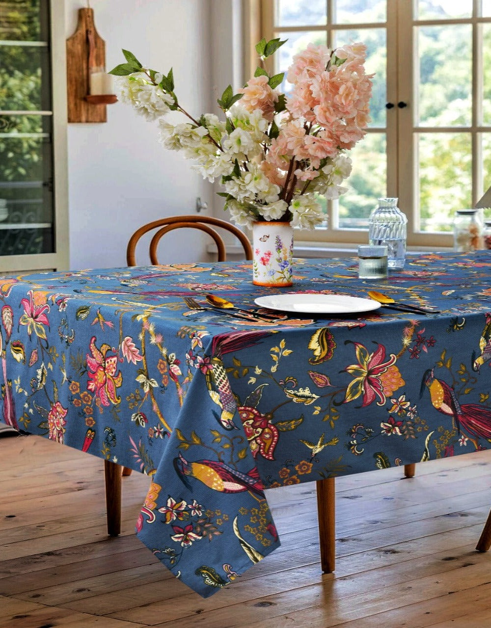 6 & 8 Seater Digital Printed Table Cover(4875)-TB49