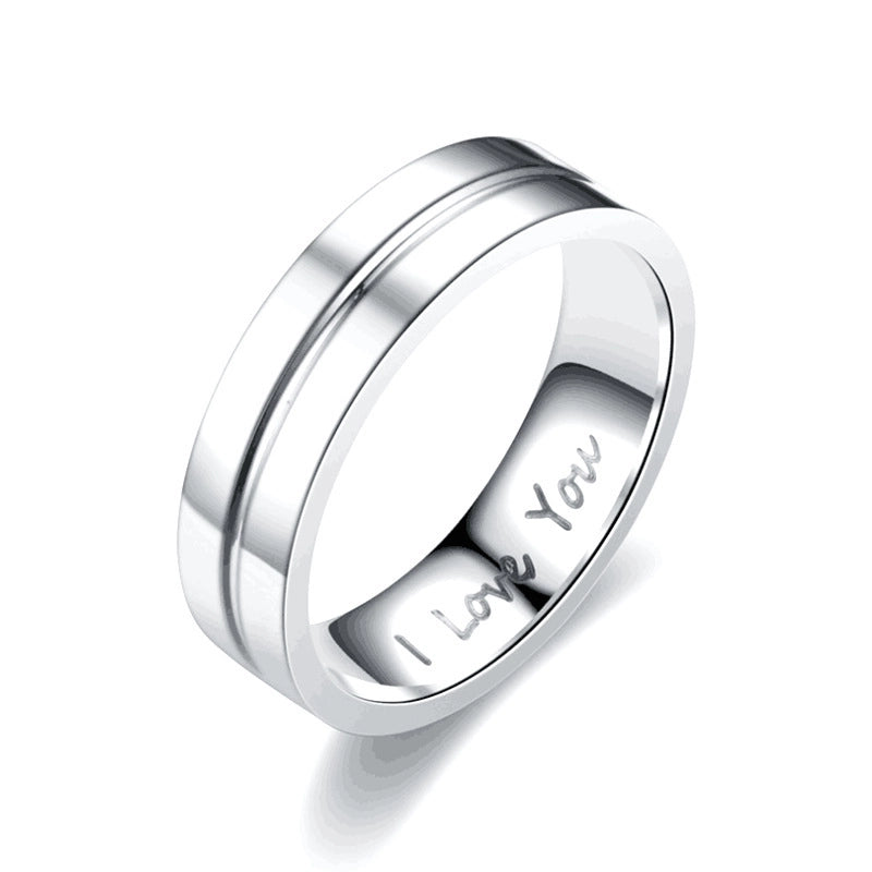 Fashion U Shape Stainless Steel 18K Gold Plated