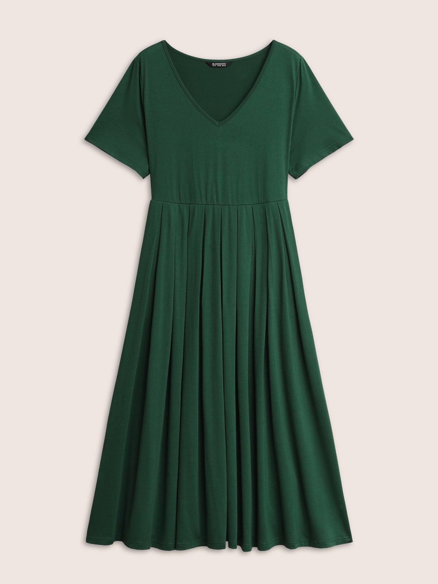 Supersoft Essentials Plain Pleated Dress
