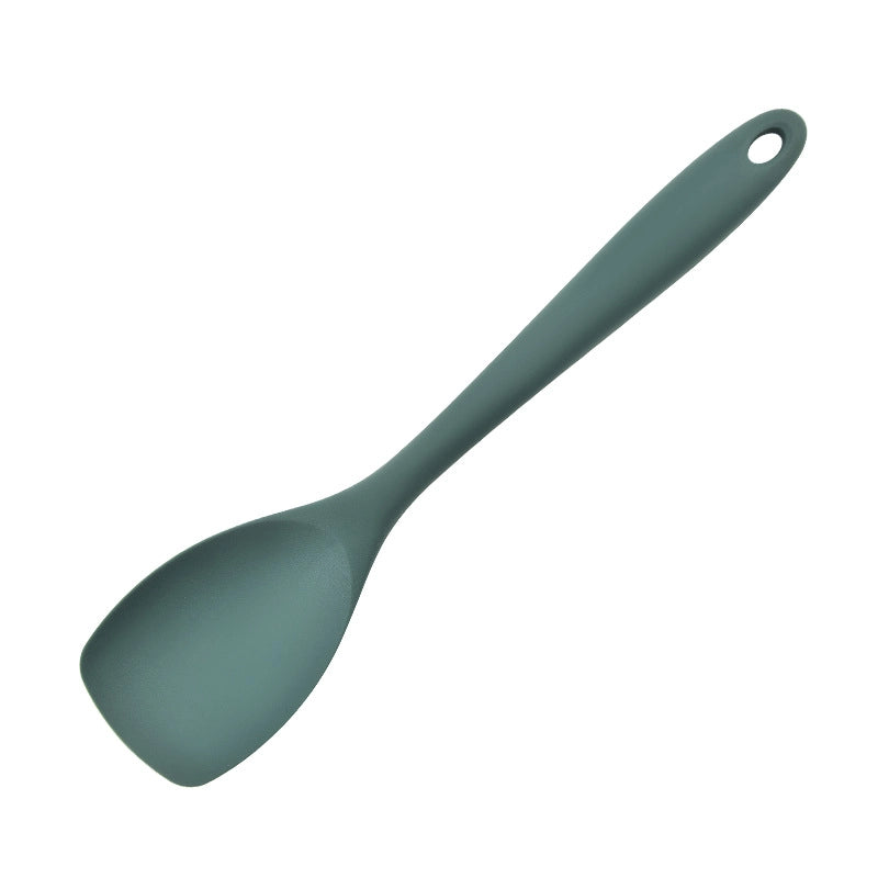 Cooking Kitchenware Silicone Spoon All-inclusive Spoon Household Spoon Dense Size Children's Available Medium Mixing Salad Spoon