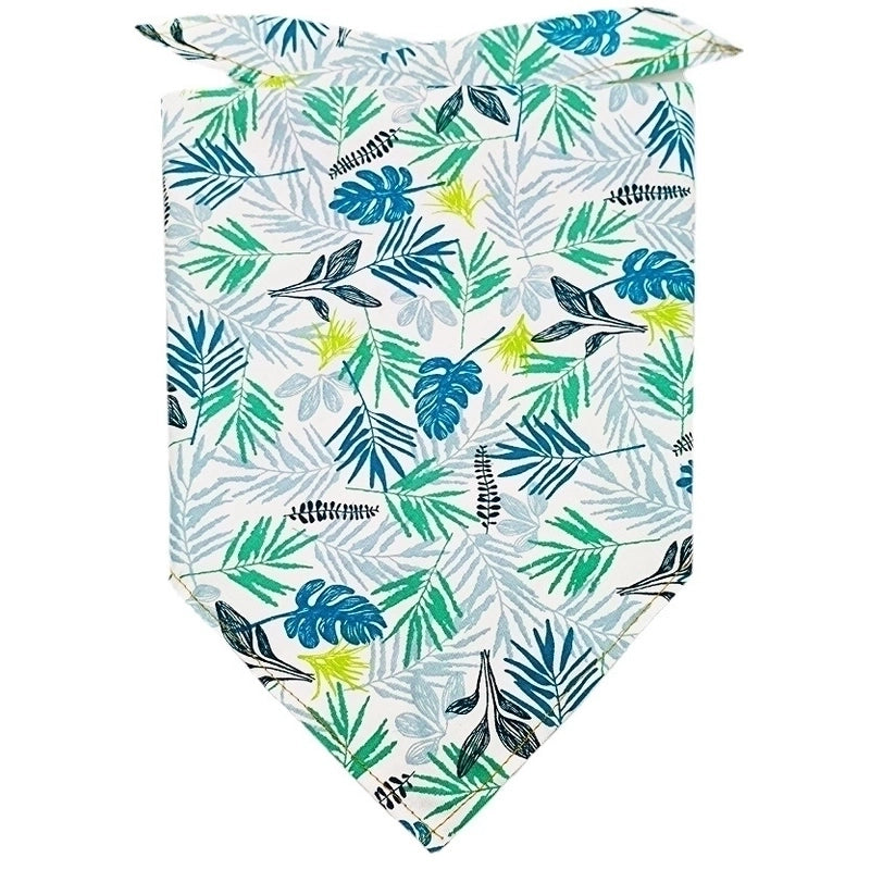 Cartoon Style Cotton Flower Printing Pet Saliva Towel