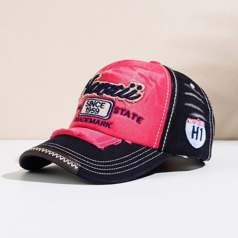Unisex Embroidery Letter Embroidery Curved Eaves Baseball Cap