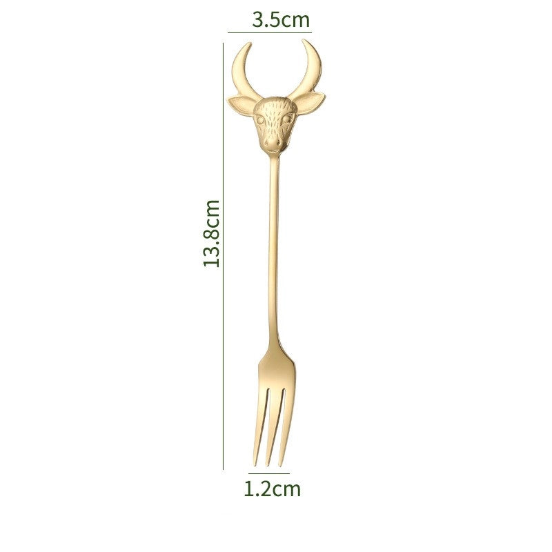 Casual Animal 304 Stainless Steel Spoon 1 Piece