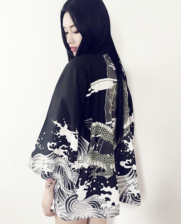 Japanese Vintage Kimono Sun Shirt