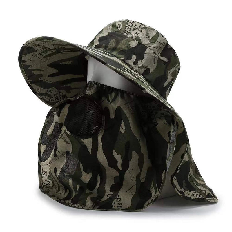 Women's Casual Camouflage Big Eaves Sun Hat