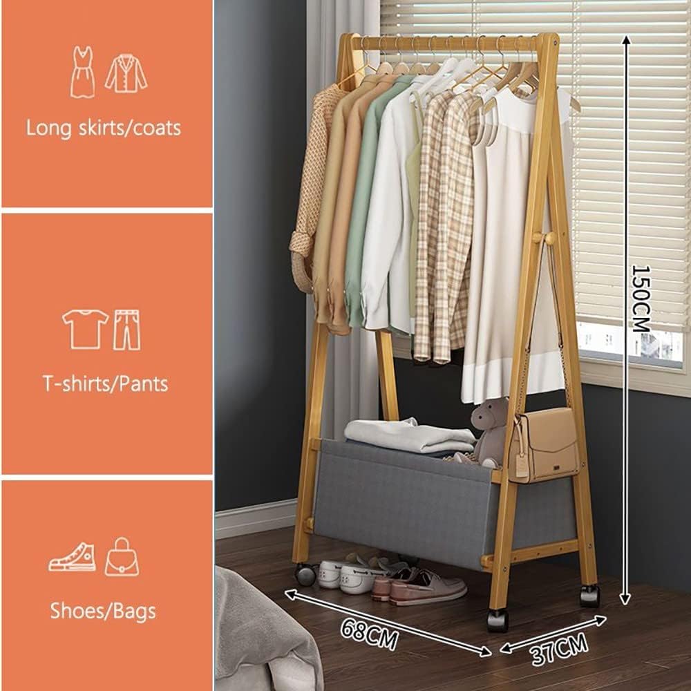 BAMBOO WOODEN CLOTHES STAND