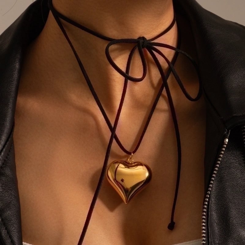 Minimalist Love Stainless Steel 18K Gold Plated Plating Necklace