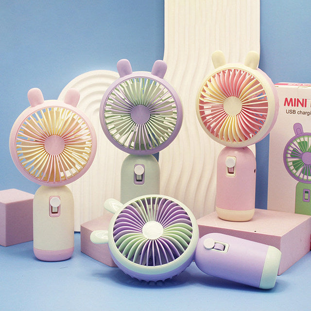 Bunny Ears Mini Handheld - Portable Fan