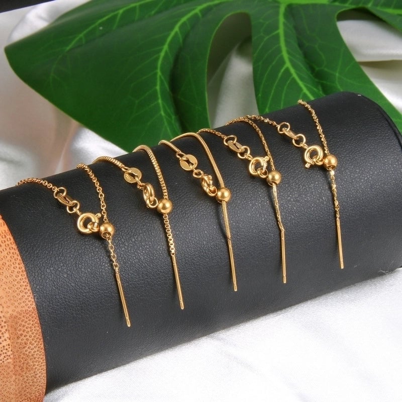 Fashion Solid Color Titanium Steel Plating Pendant Necklace 1 Piece