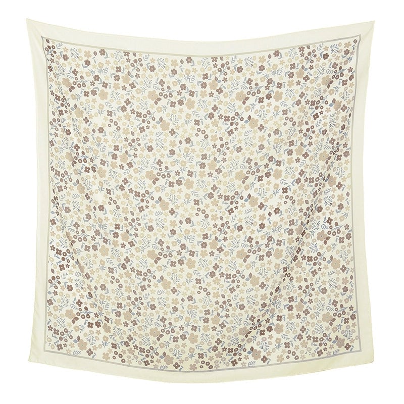 Women's Sweet Flower Polyester Kerchief
