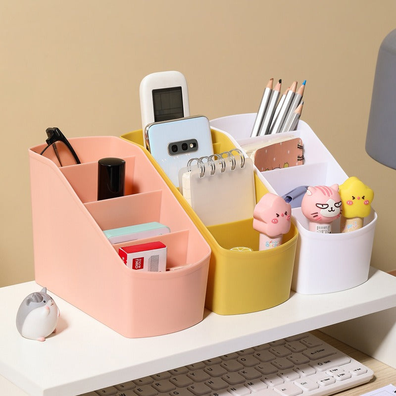 Four-Compartment Multi-Purpose Desk Organizer