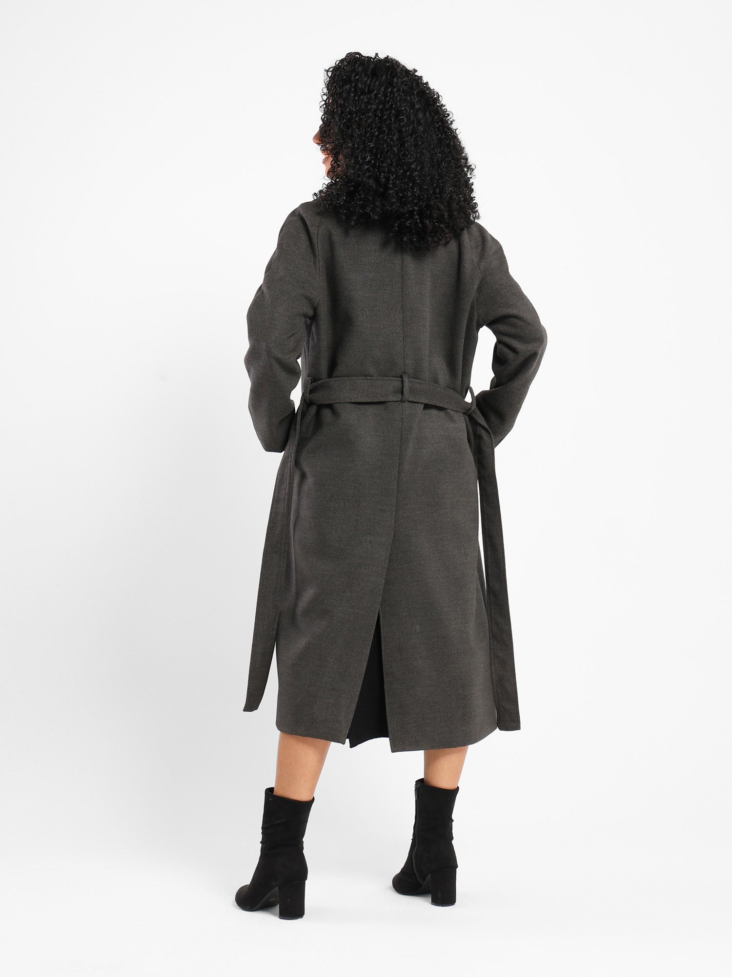 Oversized Wool-Blend Coat