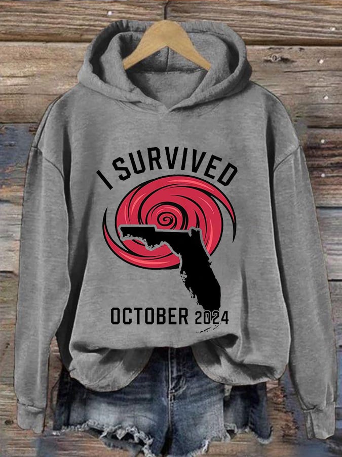 Women's I Survived OCTOBER 2024 Hoodie