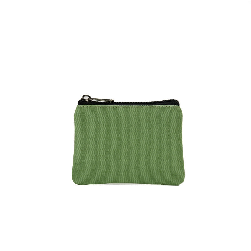 New Cotton Canvas Fashion Men's And Women's Coin Purse Card Holder Simple Fabric Coin Pouch Storage Bag