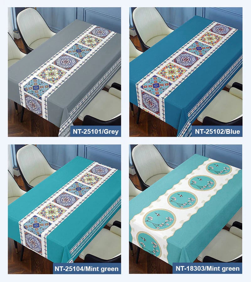🔥Hot Selling🎁Waterproof and oil-proof embroidered tablecloth