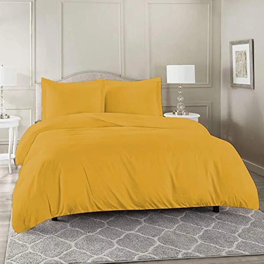 Imperial Ochre-Bed Sheet Set (Luxury)