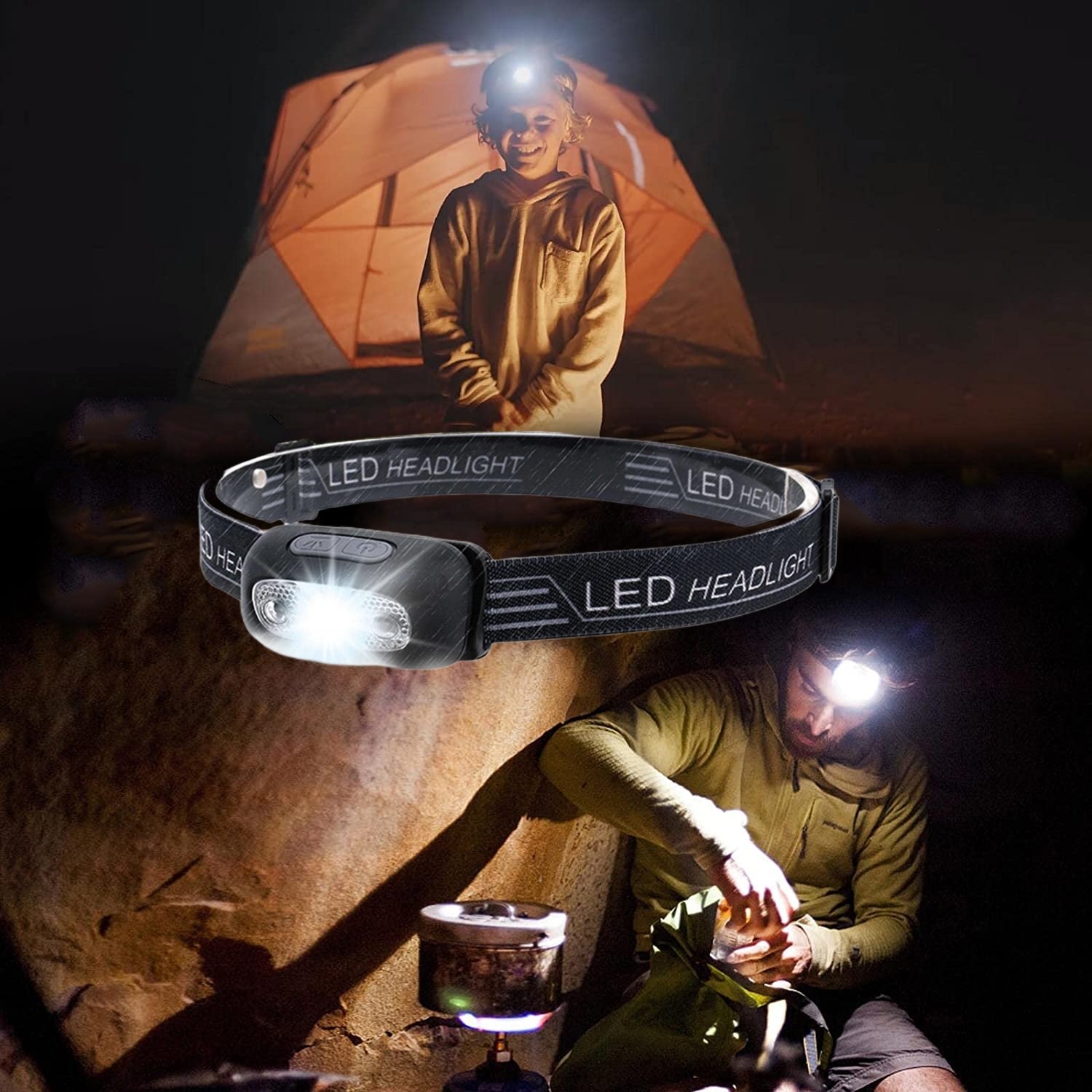 (2023 HOT SALE 49% OFF🔥 ) Super Bright Light Sensor Mini Led Headlamp