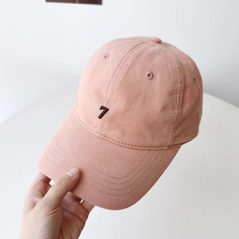 Unisex Classic Style Solid Color Curved Eaves Baseball Cap