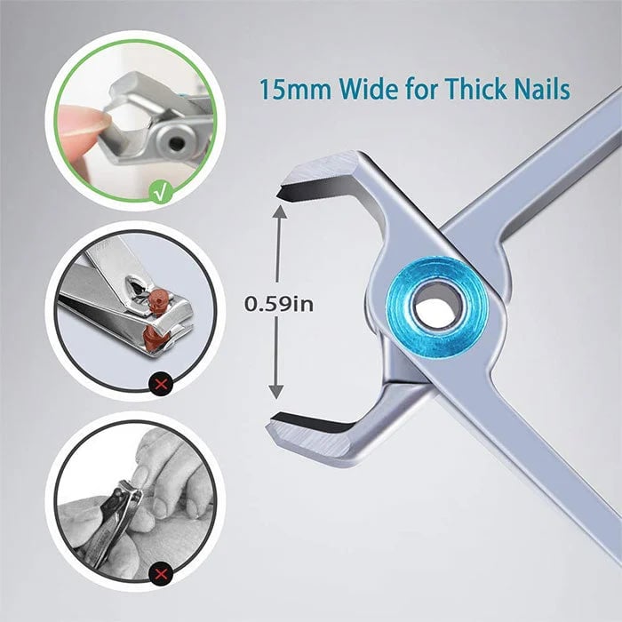 🔥LAST DAY 49% OFF🔥Ultra Sharp Stainless Steel Nail Clippers