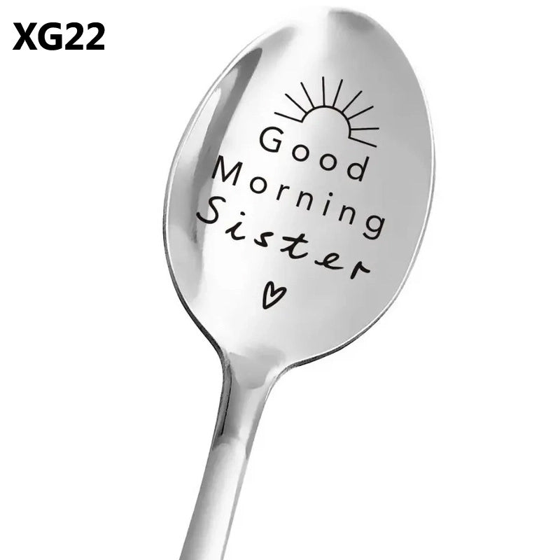 Fashion Letter Stainless Steel Tableware 1 Piece