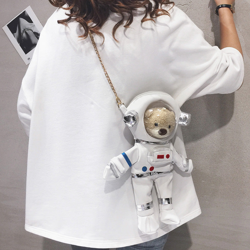 Cute space bear bag KF82256