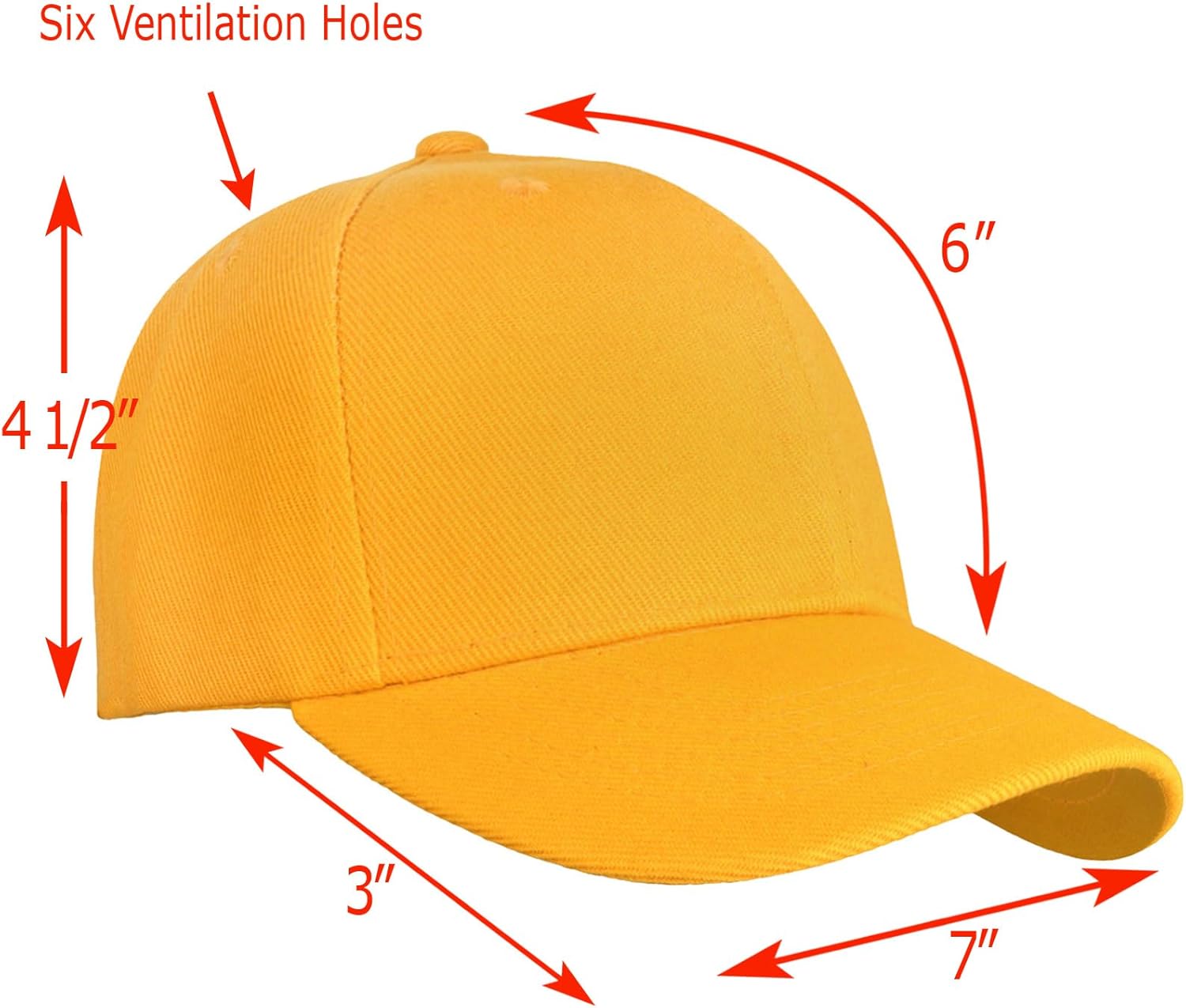 Falari Wholesale Bulk Lot 12-Pack Baseball Cap Adjustable Size Plain Blank Solid Color