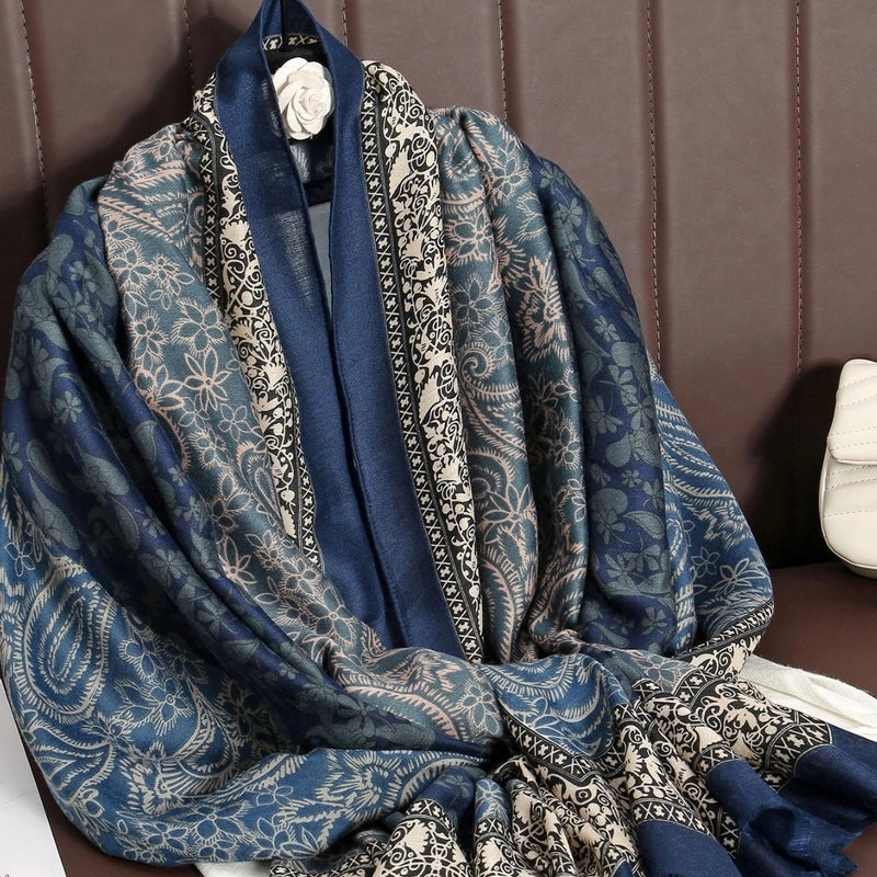 Women's Business Basic Lady Printing Polyester Scarf