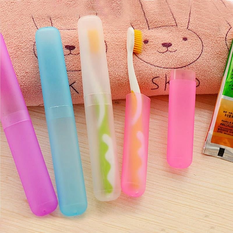 Pack of 2 Travel Hiking Camping Toothbrush Protect Holder.