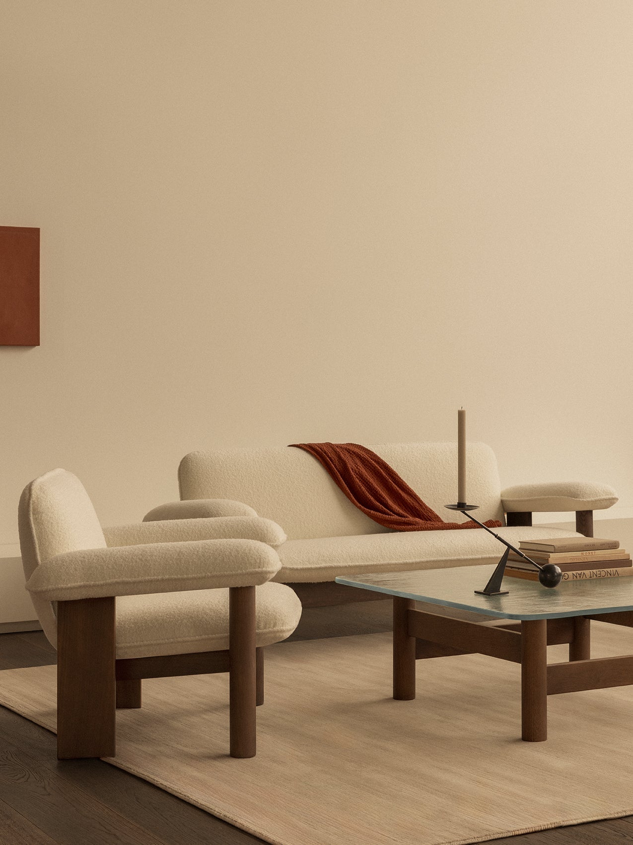 Brasilia Lounge Chair. Low Back. Textile