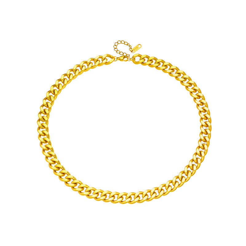 Fashion Women Chain Titanium Steel Electroplating Jewelry Sets
