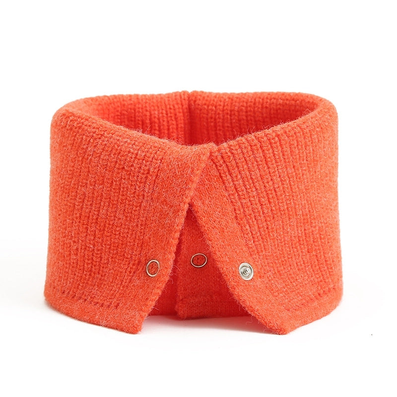 Unisex Minimalist Solid Color Yarn Solid Color Scarf