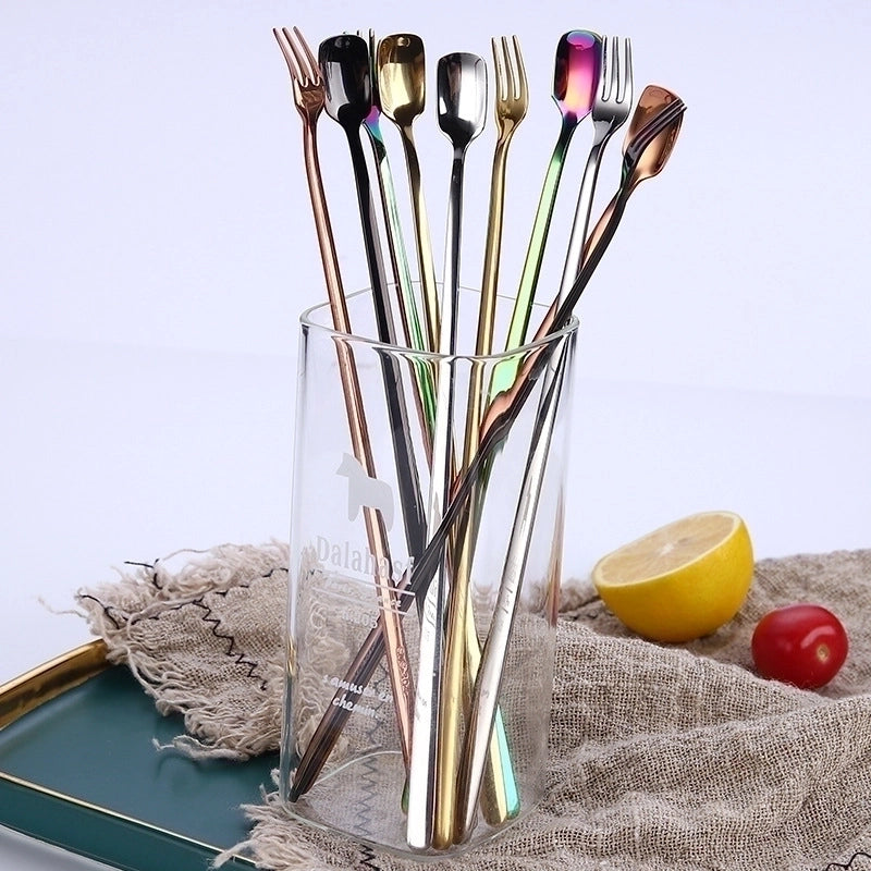 Fashion Solid Color Stainless Steel Tableware 1 Piece