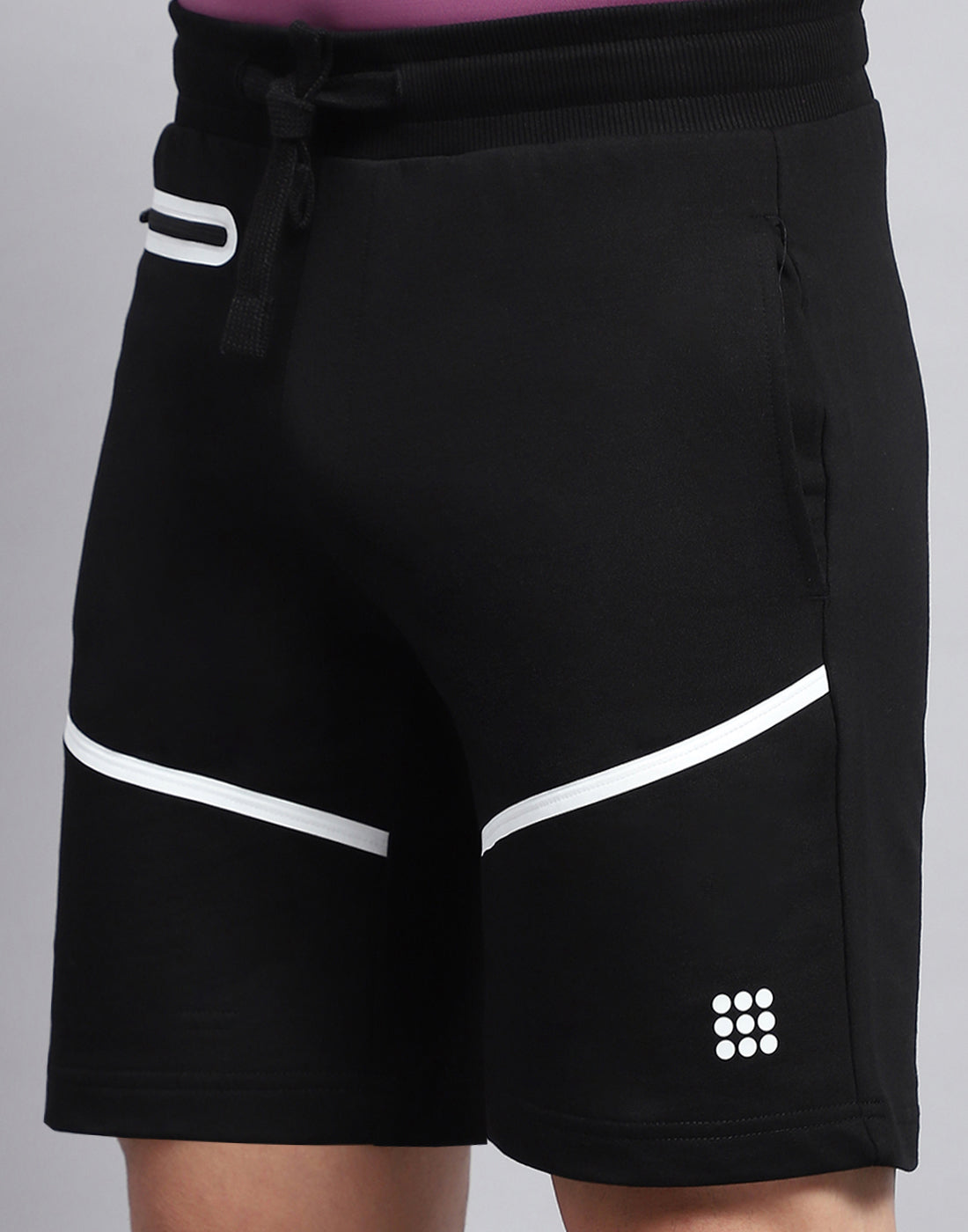 Men Black Solid Smart Fit Short