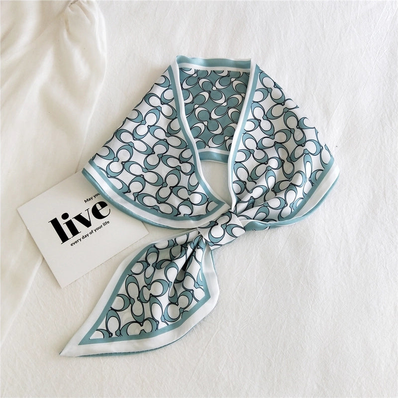 Fashion Printing Small Silk Scarf