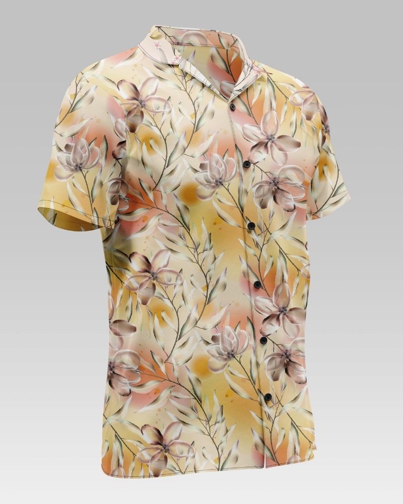 Floral Printed Cotton Shirt