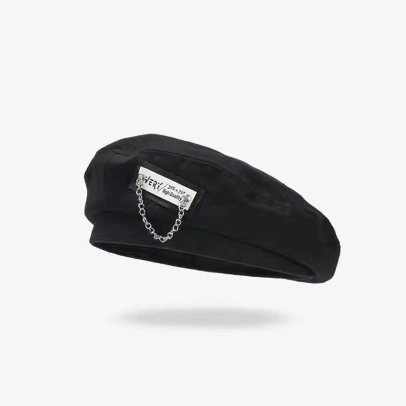 Love Beret Love 2025 Women Autumn And Winter New Woolen Hat Big Head Circumference Face Small