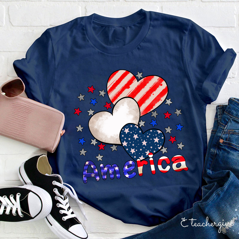 America Heart T-Shirt