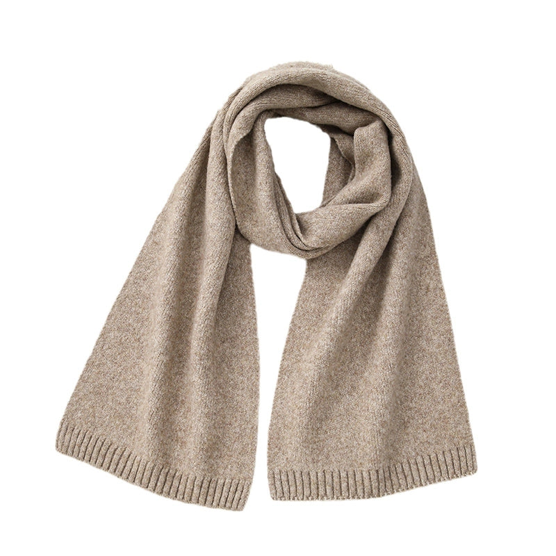 Women's Elegant Business Basic Solid Color Artificial Wool Scarf